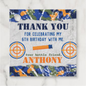 Dart Militaire Dag Dart Camo Soldaten Bedankjes Labels (Voorkant)