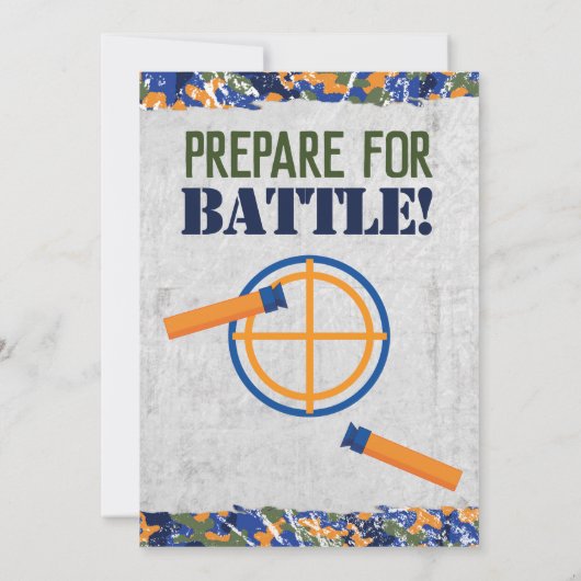 Dart Militaire Dag Dart Camo Soldaten Kaart (Achterkant)