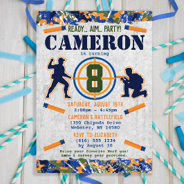 Dart Militaire Verjaardagsfeestje Dart Camo Soldat Kaart