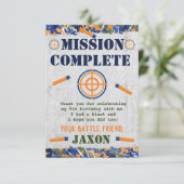 Dart Military Birthday Party Kaart voor Kaart (Staand voorkant)
