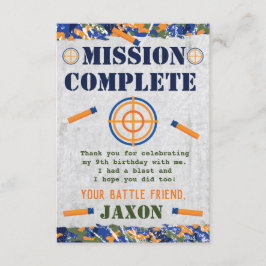 Dart Military Birthday Party Kaart voor Kaart