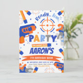 Dart Party Birthday Kaart (Staand voorkant)