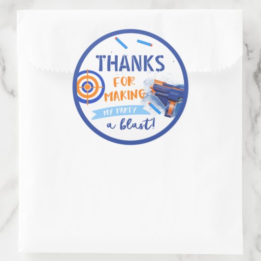 Dart Party Favor Label | Dart Birthday (Tas)