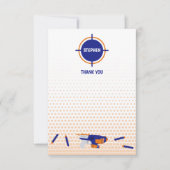 Dart Pistool Battle War Boys Doelpatroon Kinder Bedankkaart (Voorkant)