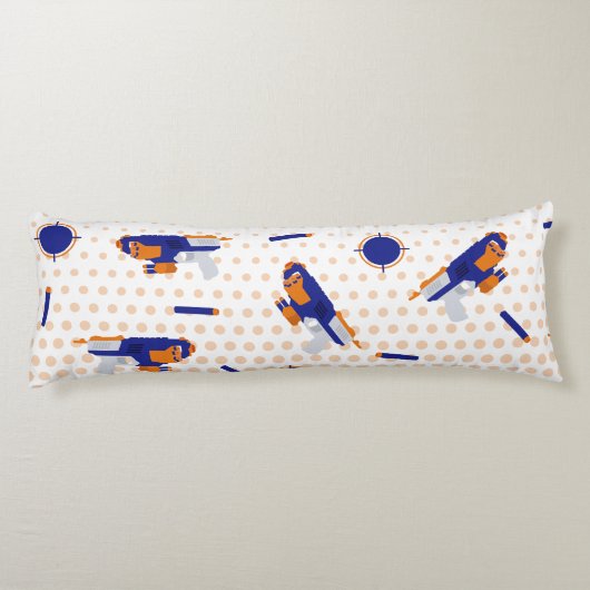 Dart Pistool Battle War Boys Doelpatroon Lichaamskussen (Achterkant)