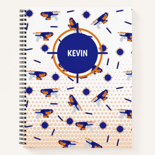 Dart Pistool Battle War Boys Doelpatroon Notitieboek (Voorkant)