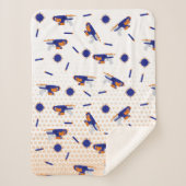 Dart Pistool Battle War Boys Doelpatroon Sherpa Deken (Voorkant)