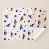 Dart Pistool Battle War Boys Doelpatroon Sherpa Deken (Voorkant (horizontaal))