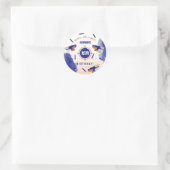 Dart Pistool Battle War Boys Verjaardagsfeest Ronde Sticker (Tas)