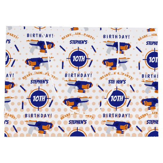 Dart Pistool Battle War Boys Verjaardagsjongen Naa Groot Cadeauzakje (Achterkant)