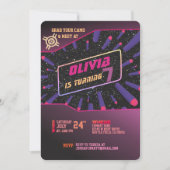 Dart Pistool Invitation Kaart (Voorkant)