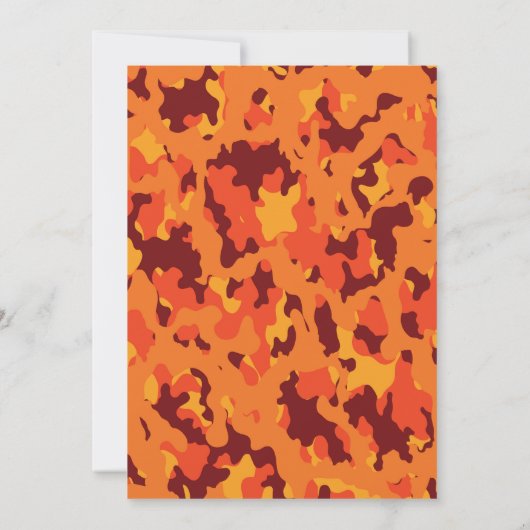 Dart Pistool Party Boy Verjaardag Camo Kaart (Achterkant)