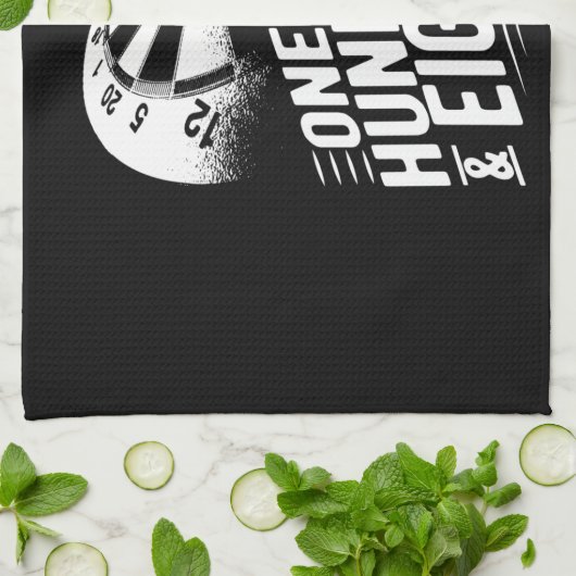 Dart Player 180 Dart Mannen Retro Dartboard Theedoek (Gevouwen)