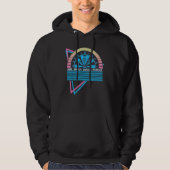 Dart Player Retro Aim Shoot Swear Repeat Hoodie (Voorkant)