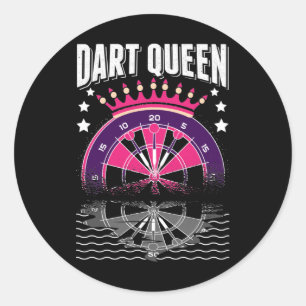 Dart Queen Arrow Triple Dartboard 180 Funny Darts Ronde Sticker