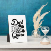 Dart Queen Fotoplaat (Zijkant)
