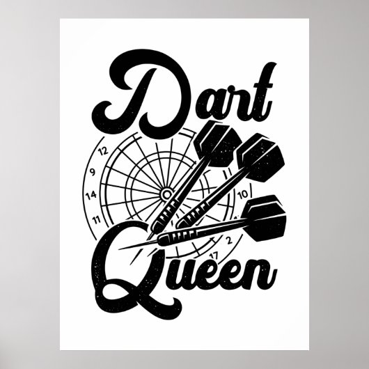 Dart Queen Poster (Voorkant)