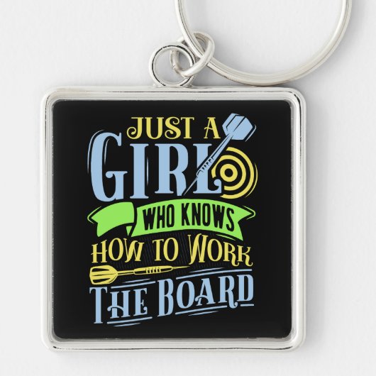 Dart Queen Premium Sleutelhanger (Voorkant)