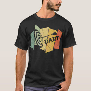 Dart Retro Darts Arrow  Bullseye Darter T-shirt