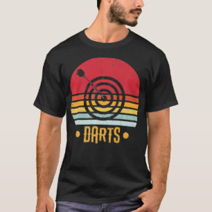 Dart Retro Darts Pijl  Bullseye Darter T-shirt