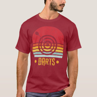 Dart Retro Darts Pijl  Bullseye Darter T-shirt