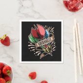 Dart Rock n Roll Darts Arrow Rockabilly Servet (Insitu)