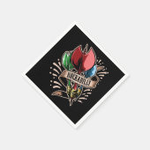 Dart Rock n Roll Darts Arrow Rockabilly Servet (Hoek)
