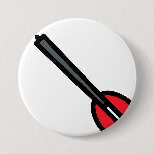 dart ronde button 7,6 cm