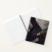 DART-ruimteschip en de Liciacube vóór de botsing Notitieboek (Binnen)