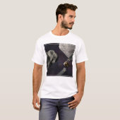 DART-ruimteschip en de Liciacube vóór de botsing T-shirt (Voorkant volledig)