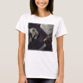 DART-ruimteschip en de Liciacube vóór de botsing T-shirt (Voorkant)