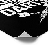 Dart speler grappenmaakster poster (Hoek)