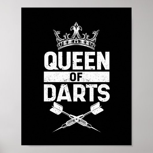 Dart speler grappenmaakster poster (Voorkant)