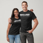 Dart Speler Team League Grappige Darts Bier T-shirt (Unisex)