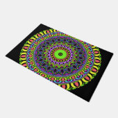 Dart Style Mandala I + je rug. en ideeën Deurmat (Schuin)