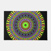 Dart Style Mandala I + je rug. en ideeën Deurmat (Voorkant)
