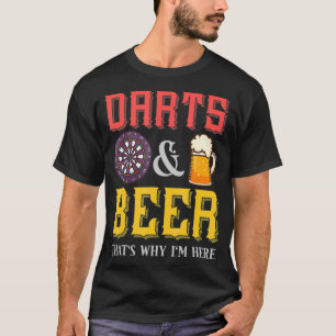 Dart Team Bier Gift Grappige Dart Speler T-shirt