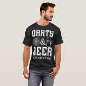 Dart Team Bier Gift Grappige Dart Speler T-shirt (Voorkant volledig)