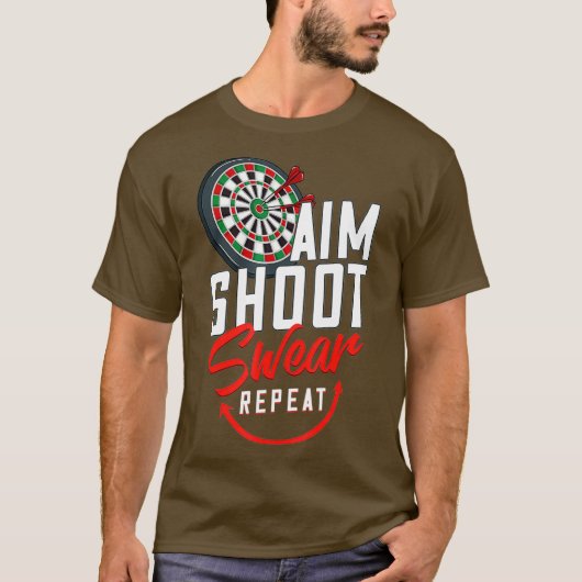 Dart Team Gift Grappige Dart Speler _14 T-shirt (Voorkant)