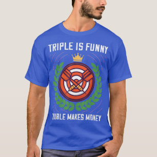 Dart Team Gift Grappige Dart Speler T-shirt