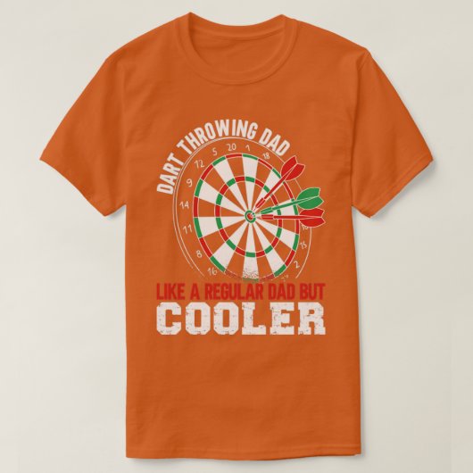 Dart Throwing Dad T-shirt (Design voorkant)