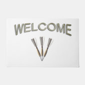 Dart Trio Welkom Deurmat (Voorkant)