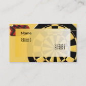 Dart Visitekaartje (Achterkant)