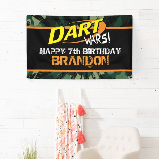 Dart Wars Birthday Spandoek (Insitu)