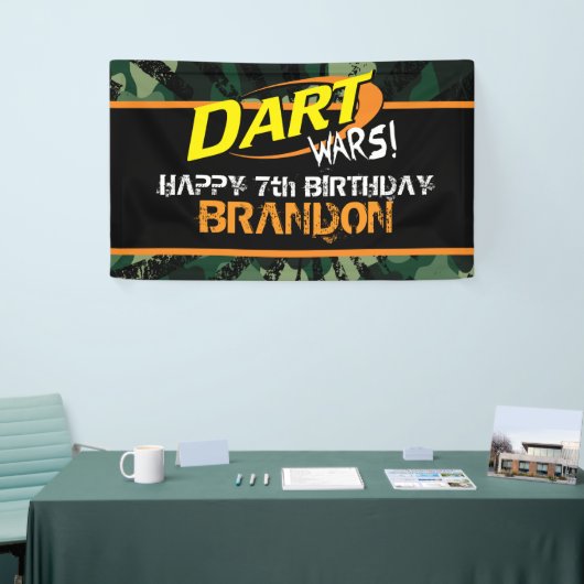 Dart Wars Birthday Spandoek (Beurs)
