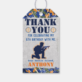 Dart Wars Blaster Party Dart Pistool Verjaardag Cadeaulabel