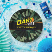 Dart Wars, Camo, Birthday Bord van 9 inch (Feest)