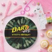 Dart Wars, Camo, Birthday Bord van 9 inch (Feest)