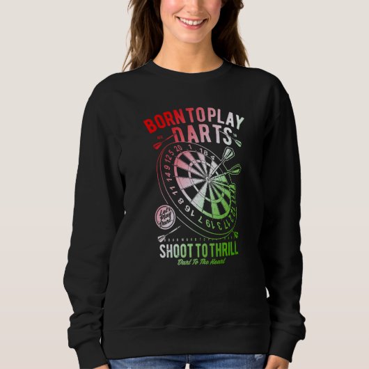 Dart Weekend Darts Drink kunstspeler Trui (Voorkant)