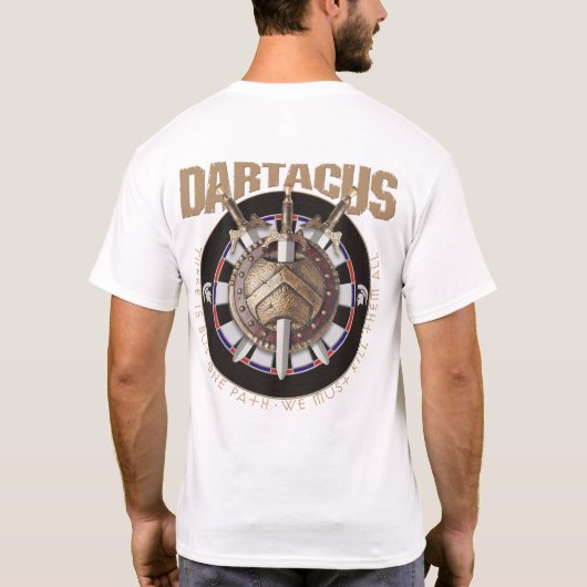 Dartacus Darts Team T-shirt (Achterkant)